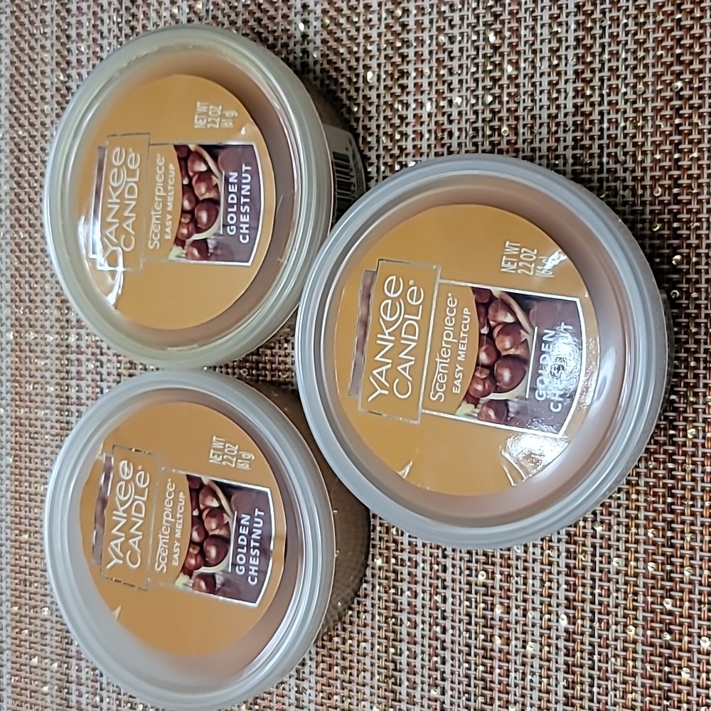COPY - COPY - Yankee Candle Scenterpiece Meltcups-lot of 3, Golden Chestnut